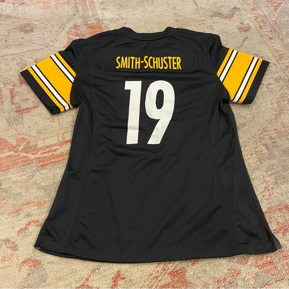 NWOT Women’s Pittsburgh Steelers Nike Black Game Jersey #19 JuJu Smith-Schuster - Picture 3 of 4